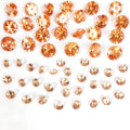 HappyFiller 720 PCS Champagne Acrylic Diamonds Gems for Fall Decoration Vase Fillers,Wedding Centerpieces,Party Table Scatters Decor,Home Accents,Arts Crafts,Treasure Jewels Gemstones