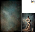 6x9ft Aqua Backdrops Portrait Backdrops for Photography Mottled Photo Background