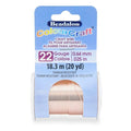 Beadalon ColourCraft Wire, 22 Gauge, Rose Gold Color Silver Plated, 20 yd Spool