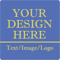 Custom Stickers 70-1000 Personalized Labels for Birthday Party Wedding, Customized Stickers for Business Logo(Square)