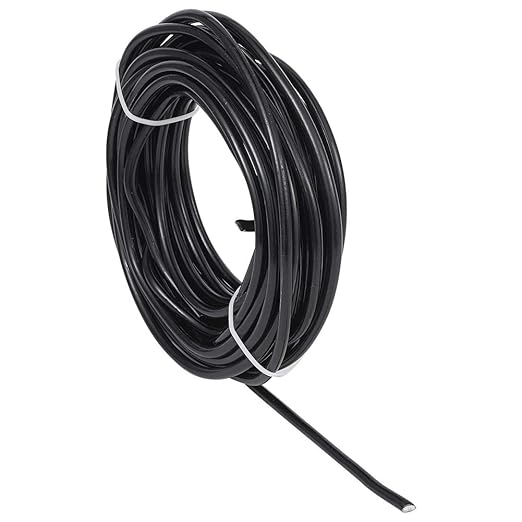 Fashewelry 32.8 Feet 5mm Black Aluminum Wire Bendable Metal Craft Wire for Beading Sculpting Jewelry Making