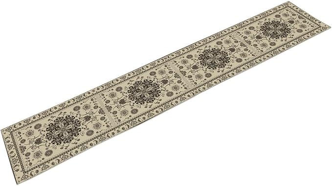 Boho Vintage Elegant Table Runner Farmhouse for Home Farmhouse Kitchen Table Dining Coffee Room Garden Party Wedding Decor 13x60in