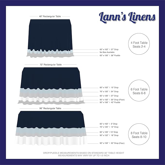 Lann's Linens - 10 Premium 70" x 120" Tablecloths for Wedding/Banquet/Restaurant - Rectangular Polyester Fabric Table Cloth - Burgundy