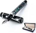 Conklin Duragraph Fountain Pen Abalone Nights - Stub Nib, Premium Writing Instrument for Calligraphy & Signatures