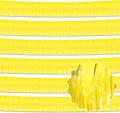 6 Pack 10 Ft Macaron Yellow Foil Fringe Garland Metallic Streamers Tinsel Banner Wall Hanging Garland Backdrop for Parade Floats, Halloween, Christmas, Thanksgiving, New Year Party Decorations