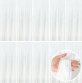 White Party Streamers Foil Fringe Backdrop Curtains Tinsel Streamers Birthday Party Decorations Fringe Backdrop for Birthday Party Graduation Bridal Shower