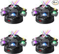 4-Pack Moving Head DJ Lights,150W Party Light with Mixed Lighting Effects, 6 Arms Stage Light Support DMX-512 & Sound Activated, Stage Lights for Party Disco KTV Wedding Club