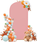 Wedding Arch Cover 7.2FT Arch Backdrop Cover Spandex Fitted Arch Cover for Round Top Chiara Backdrop Stand Covers for Wedding Birthday Party Baby Shower Banquet Ceremony Decoration