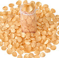 Alecono 𝟰𝟬𝟬𝙋𝙘𝙨 Silk Rose Petals, Fake Champagne Golden Petals for Wedding Proposal Flower Girl Basket, Flower Petals to Throw at Wedding Birthday Party Decoration