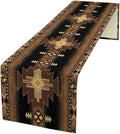Aztec Table Runner Southwestern Native Vintage Geometric Pattern Table Runner Retro Country Table Dinner Decoration 13x36 Inch