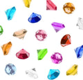 Super Z Outlet Acrylic Color Faux Round Diamond Crystals Treasure Gems for Table Scatters, Vase Fill, Event, Wedding, Birthday Decoration Favor, Arts & Crafts (1 Pound, 240 Pieces) (Assorted)