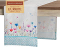 Maison d' Hermine Table Runner 100% Cotton Single Layer Table Runners 108 inches Long Decorative for Home Kitchen Dining Party Wedding Bridal Shower Spring Summer (Flower in The Field, 14.50" x 108")