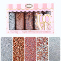 Confect-Rose Gold Edible Cake Sprinkles Mix – Pearl Dragees, Silver & Copper Jimmies, Bronze Sparkling Sugar – White, Rose Gold, Silver Glam Sprinkle Set for Cake Decorating, Baking & Cupcakes- Vegan, Gluten-Free, Nut-Free, Soy-Free, Dairy-Free, Palm O...