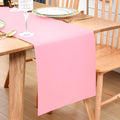 Farmhouse Pink Table Runner Dining Table Runners 72 Inches Long Coffee Table Runner for Dresser Living Room Bedroom Holiday Party Banquet 12X72 Inch