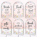 6 Pcs Wedding Decor, Ceremony Sign, Wedding Sign for Reception & Event Party,Bridal Shower Decorations, Wedding Table Decor Accessories for Anniversary And Event 5x7 Inch