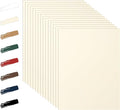 28 Sheets Cream Cardstock 8.5 x 11 Ivory Paper, 250gsm/92lb Premium Off White Paper Card Stock for Wedding Invitations, School Crafting, Memus, DIY Card Making, Graduations, Business Cards