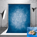 6.5x10ft Dark Blue Gradient Portrait Photo Backdrops Bright Center Abstract Photography Backdrop for Studio Photo Booth Prop Banner Decor Background