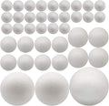 FFchuanhe 39 Pack Craft Foam Balls, 5 Sizes Including 2-7.8 in, Polystyrene Smooth Round Balls for Arts and Crafts, Wedding, DIY Craft for Home, Supplies School Craft Project and Holiday Party
