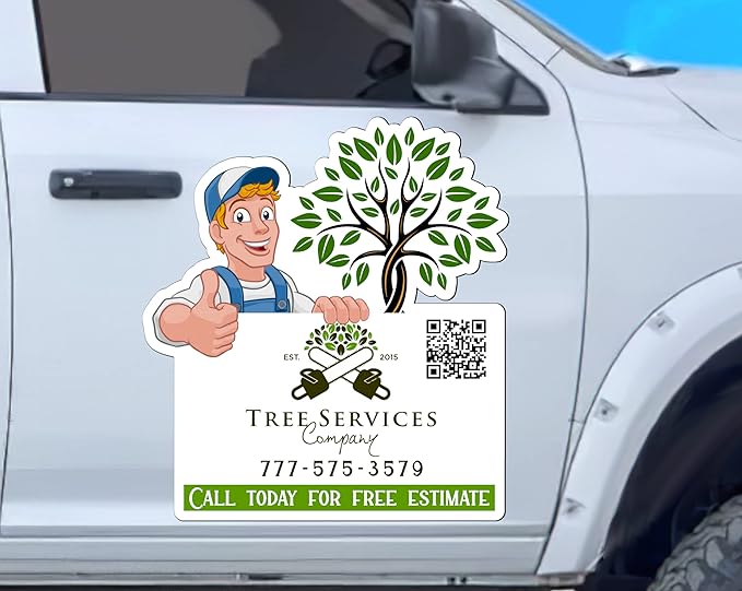 Your Die Cut Custom Car Magnet Sign | Personalized Logo for Your Car Truck | Advertise Your Business Vehicle Magnetic