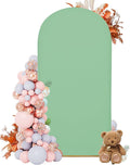6.6FT Wedding Arch Covers Arch Backdrop Cover Arch Stand Covers Set Arch Cover Spandex Fabric Stretchy Backdrop for Wedding Birthday Party Decoration Baby Shower (Mint Green)