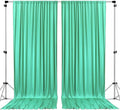 AK TRADING CO. 10 feet x 10 feet Tiffany IFR Polyester Backdrop Drapes Curtains Panels with Rod Pockets - Wedding Ceremony Party Home Window Decorations