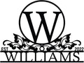 Personalized Metal Name Signs, Split Letter Monogram Wall Art Decor, Durable Steel Family Last Name Decor, Custom Signs Indoor or Outdoor, Personalized Wedding Gifts, Housewarming Gift