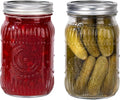 MirthMood 32 oz mason jars , Glass jars with airtight lid Canister Quart Jars for Kitchen Storage ，Mason jar wide mouth Perfect for Canning, Pickling, Preserving, Fermenting, DIY Crafts & Decor 2 Pack