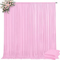 10x10ft Backdrop Curtains for Parties, 2 Panels 5x10ft Photography Backdrop Curtain with Rod Pocket,Backdrop Polyester Background Drapes,Wedding Backdrop Drapes for Birthday Baby Shower Home Decor
