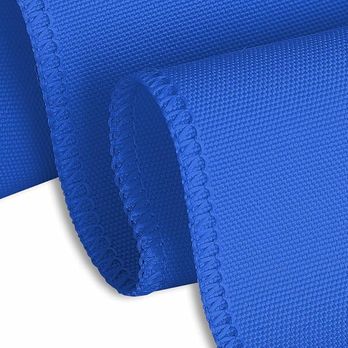 LTC LINENS 2 Pack 108 Inch Round Tablecloth Royal Blue - Great for 48 Inch Round Table Floor Length - Wrinkle Resistant Polyester Fabric Cloth for Wedding