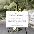 Custom Wedding Welcome Sign, Rustic Wedding Signs, Wedding Decorative Signage, Welcome Sign For Wedding Entrance, Greenery Floral Theme Wedding Sign Decoration