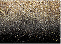 SJOLOON Black and Gold Backdrop Gold Spots Backdrop Vinyl Photography Backdrop Vintage Background for Family Birthday Party Newborn Studio Props 11547(8x6FT)