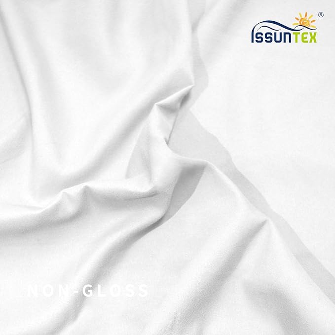 ISSUNTEX 10X10 ft/3X3 Meters Background Photo Backdrop, Photo Studio, Collapsible High Density Screen for Video Photography and Television-White