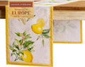 Maison d' Hermine Table runner 100% Cotton Single Layer Table Runners 72 inches long Decorative for Home Kitchen Dining Party Baby Shower Wedding Bridal Shower Spring Summer (Limoncello, 14.50" x 72")