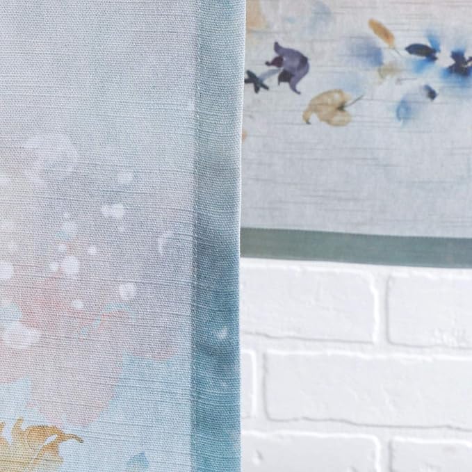 Maison d' Hermine Table Runner 100% Cotton Single Layer Table Runners 108 inches Long Decorative for Home Kitchen Dining Party Wedding Bridal Shower Spring Summer (Lazy Summer Days, 14.50" x 108")