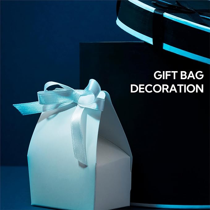 1 Inch 100 Yards Satin Ribbon Dark Blue, Solid Color Fabric Ribbon for Gift Wrapping, Wedding, Polyester Gift Ribbon for Birthday Party Decoration, Craft, Hair, Floral, Sewing