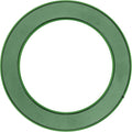 DOITOOL Flower Foam Ring with Suction Cup Car Flower Mud Green Wet Foam Blocks Round Floral Foam Blocks Artificial Floral Arrangements Mud for Florist Wedding Car Holiday Decoration 250g