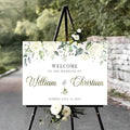 Welcome To Our Wedding Sign, Custom Wedding Welcome Sign, Easel Stand For Wedding Sign, Engagement Yard Sign, Rustic Wedding Decorations For Ceremony