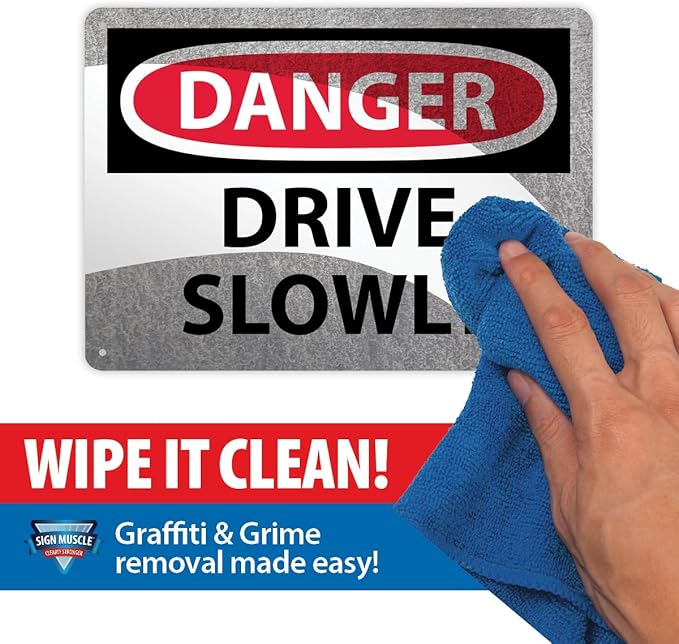 Custom OSHA Style Safety First Sign 7" x 10" Plastic Sign, Customizable "Your Text Here", by AccuformNMC Made in USA
