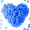 CODE FLORIST 1500 PCS Light Blue Silk Rose Petals for Valentine's Day,Romantic Night,Wedding,Proposal Anniversary Flower Decorations(Separated,Scented)