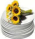 11Pack Round Mirror Centerpieces for Tables, Acrylic Circle Mirror Tiles Non Glass Mirror, for Bedroom Bathroom Living Room Wall Decor Tray Candle Wedding Table Centerpiece Decor, 2mm Thick (10inch)