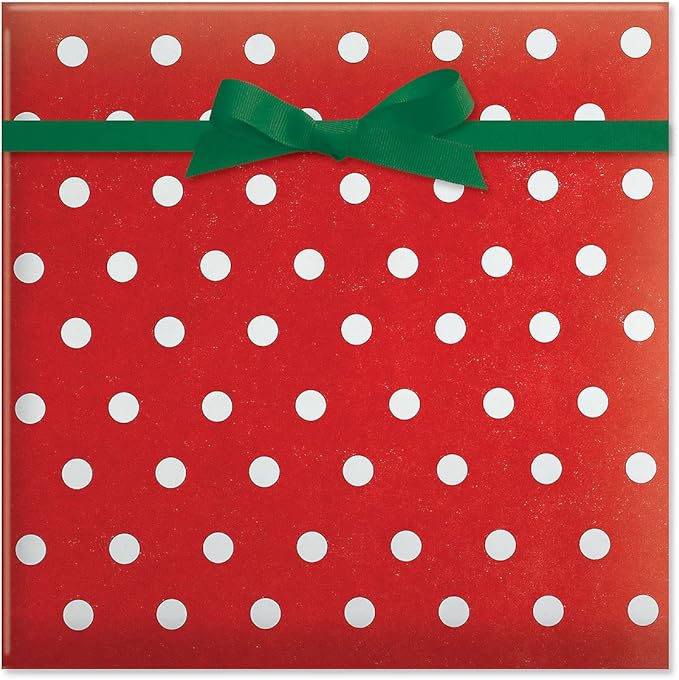 Current Kraft Light Bulb Double-Sided Rolled Christmas Wrapping Paper - Premium Jumbo 23-Inch x 32-Foot Gift Wrap Roll, 61 Square Feet Total