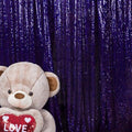 JYFLZQ Purple Sequin Backdrop Curtains 8ft x 8ft 1 Panel Glitter Photo Booth Backdrops Sparkly Photography Background Drapes for Parties Wedding Bridal Showers