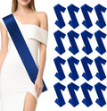 Blank Sash 16 PCS Sashes DIY Satin Sash Chair Sashes Scout Sash President Sash Senior Sash Scout Sash Wedding Party Sash