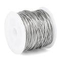 164FT Jewelry Wire 22 Gauge Tarnish-Resistant Copper Beading Wires Roll Bulk for DIY Crafts Jewelry Making, Silver Wire