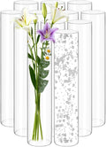 12Pack Glass Cylinder Vases for Centerpieces - 16 Inch Tall Flower Vase for Wedding Decorations, Floating Candle Holder Vase Bulk,Glass Hurricane Candle Holders for Table Shelf, Party, Home Decor