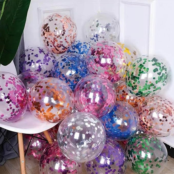 Blue Metallic Foil Confetti(0.59 inch) Round Dots Glitter Table Confetti for Party Wedding Decorations,2.11 OZ per pack