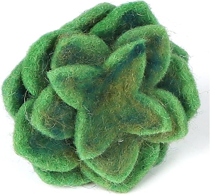 Wool Felt Napkin Ring Set of 8 - Elegant Flower Spring & Farmhouse Table Décor with Silver Electroplated Metal Alloy Base - Perfect for Banquet Table Decor & Daily Use (Multi) - CLEENTABLE