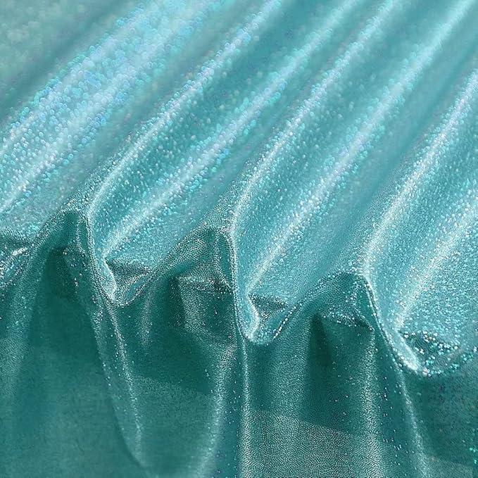 Fitable Sequin Tablecloth for Parties 60x84 Inch - Sparkle Glitter Table Cloth Laser Rectangle Overlay for Wedding Baby Shower Ceremony Birthday Holiday Banquet Decor, Teal