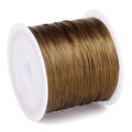 262FT Jewelry Wire 24 Gauge Tarnish-Resistant Copper Beading Wires Roll Bulk for DIY Crafts Jewelry Making, Antique Bronze