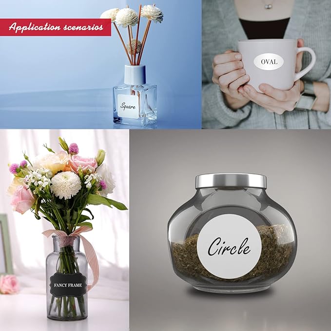 Custom Stickers - Personalized Labels with Any Design Image Logo Text, Business Logo, Thank You Labels, 100 Square Vinyl Stickers (2"x2")
